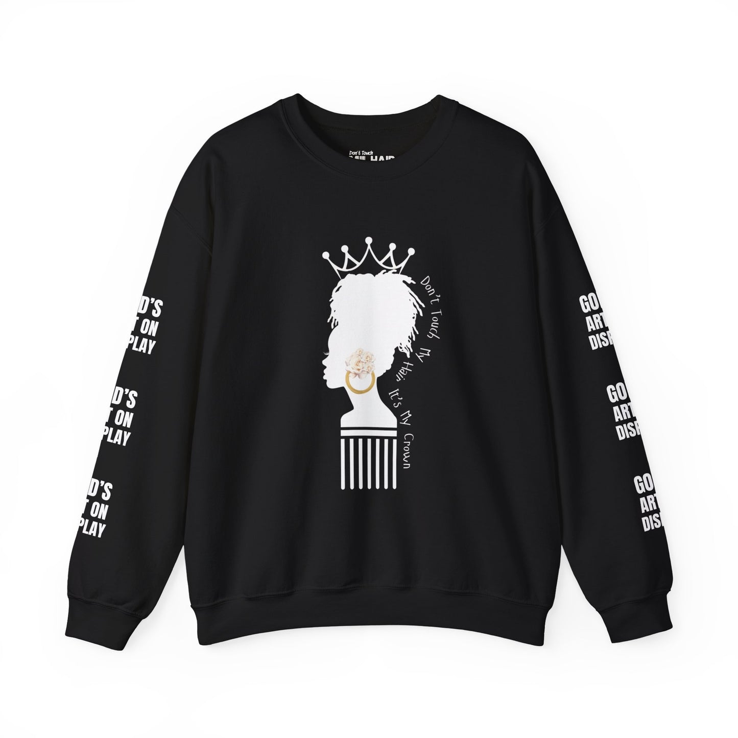 Locs Queen Crown Crewneck Sweatshirt