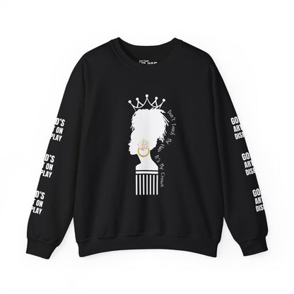 Locs Queen Crown Crewneck Sweatshirt