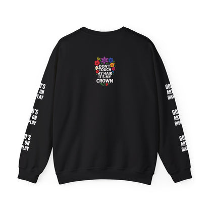 Locs Queen Crown Crewneck Sweatshirt