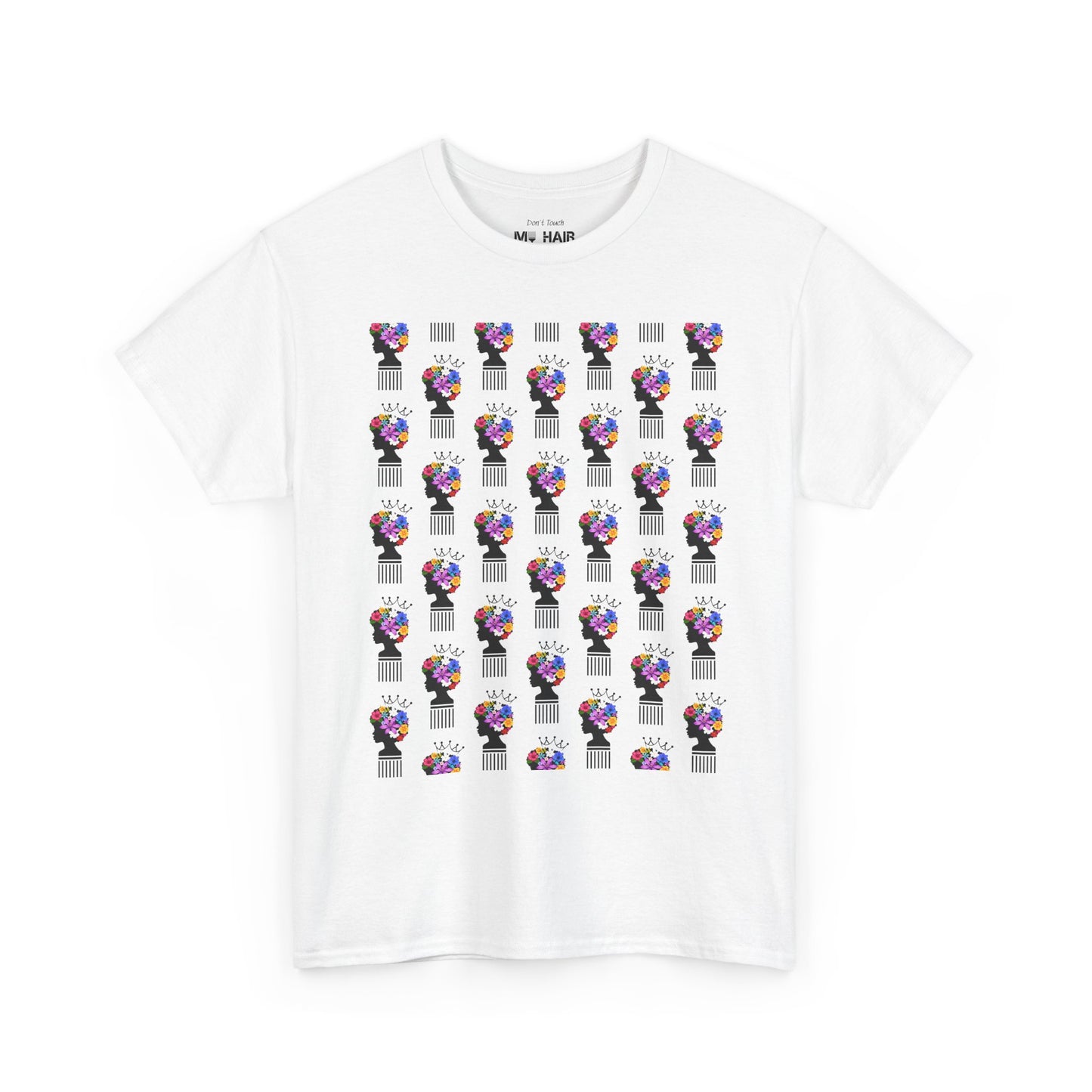 Crown and Confidence Afro Queen Empowerment T-Shirt