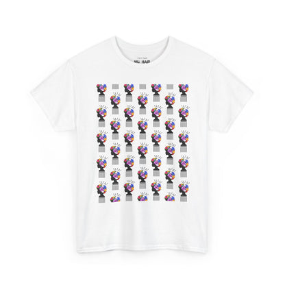 Crown and Confidence Afro Queen Empowerment T-Shirt