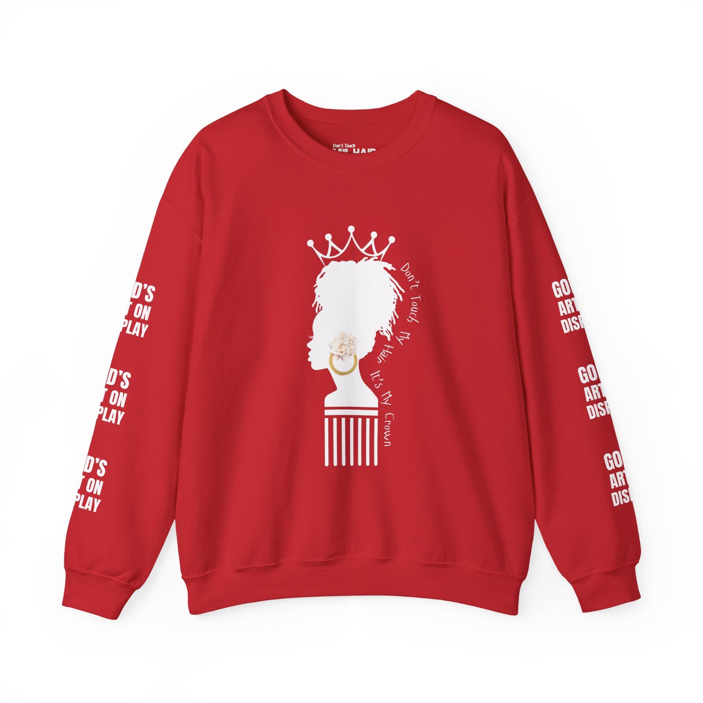 Locs Queen Crown Crewneck Sweatshirt