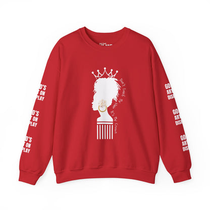 Locs Queen Crown Crewneck Sweatshirt