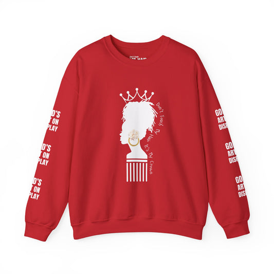 Locs Queen Crown Crewneck Sweatshirt