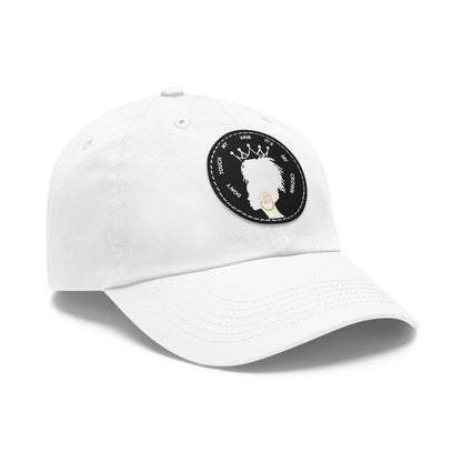 Don't Touch My Hair It's My Crown Dreadlock Queen Leather Patch Dad Hat