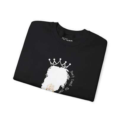 Locs Queen Crown Crewneck Sweatshirt